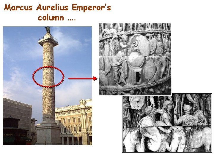 Marcus Aurelius Emperor’s column …. 