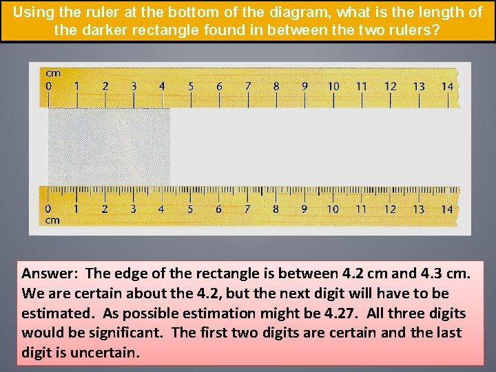 Using the ruler at the bottom of the diagram, what is the length of