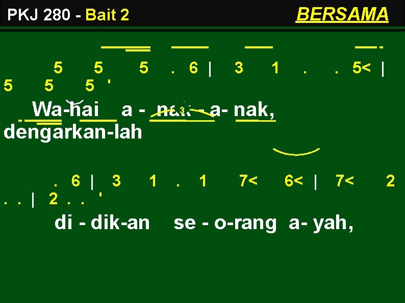 BERSAMA PKJ 280 - Bait 2 5 5 5 ' 5 . 6 |