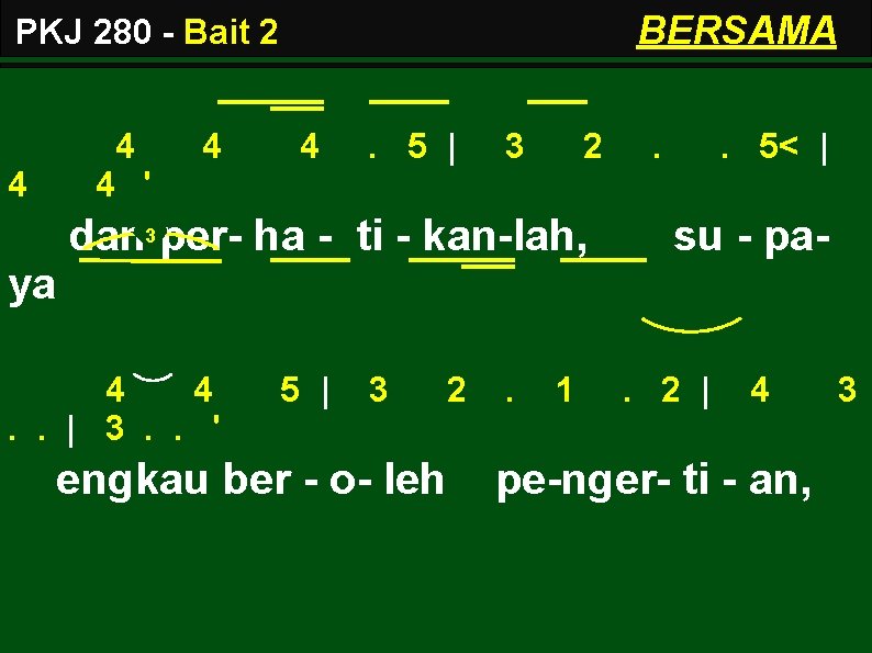 BERSAMA PKJ 280 - Bait 2 4 4 ' 4 4 4 . 5