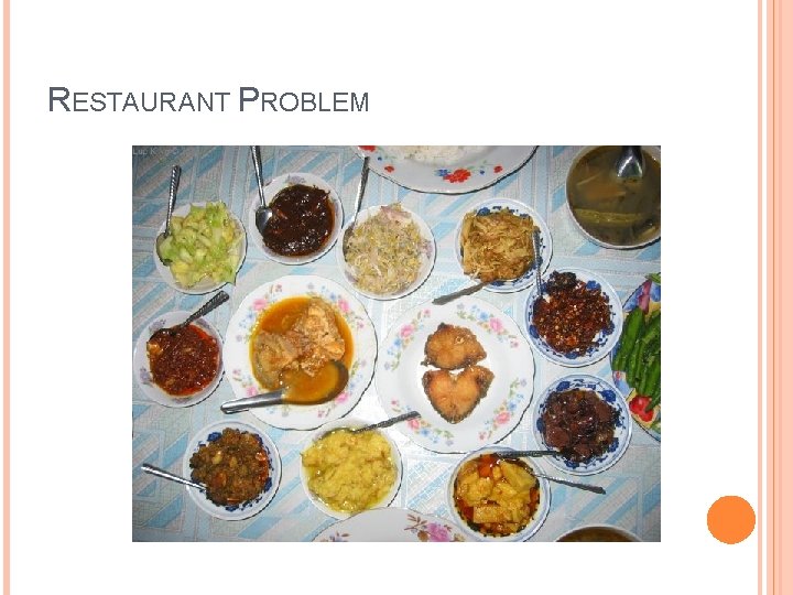 RESTAURANT PROBLEM 