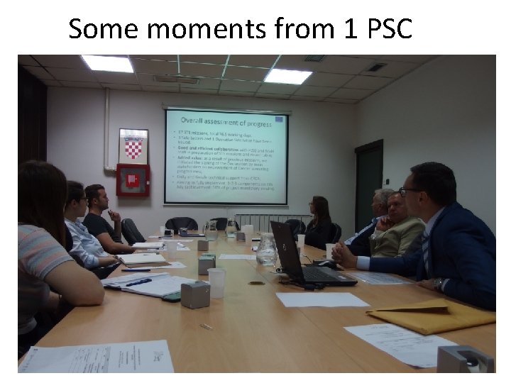 Some moments from 1 PSC 