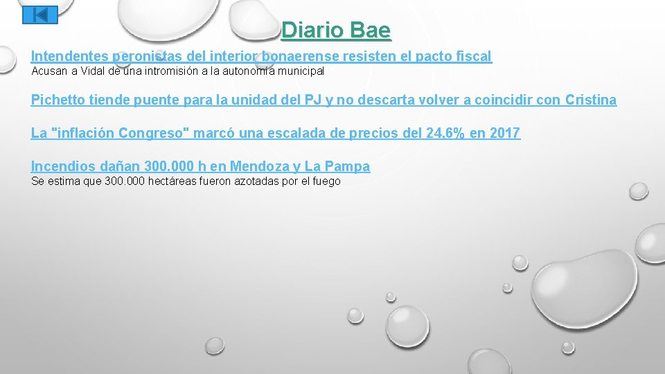 Diario Bae Intendentes peronistas del interior bonaerense resisten el pacto fiscal Acusan a Vidal