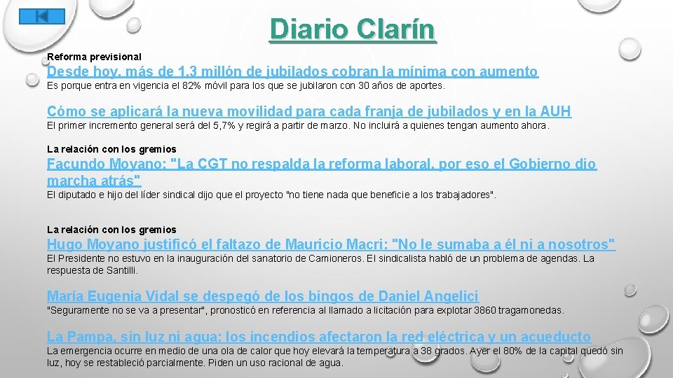 Diario Clarín Reforma previsional Desde hoy, más de 1, 3 millón de jubilados cobran