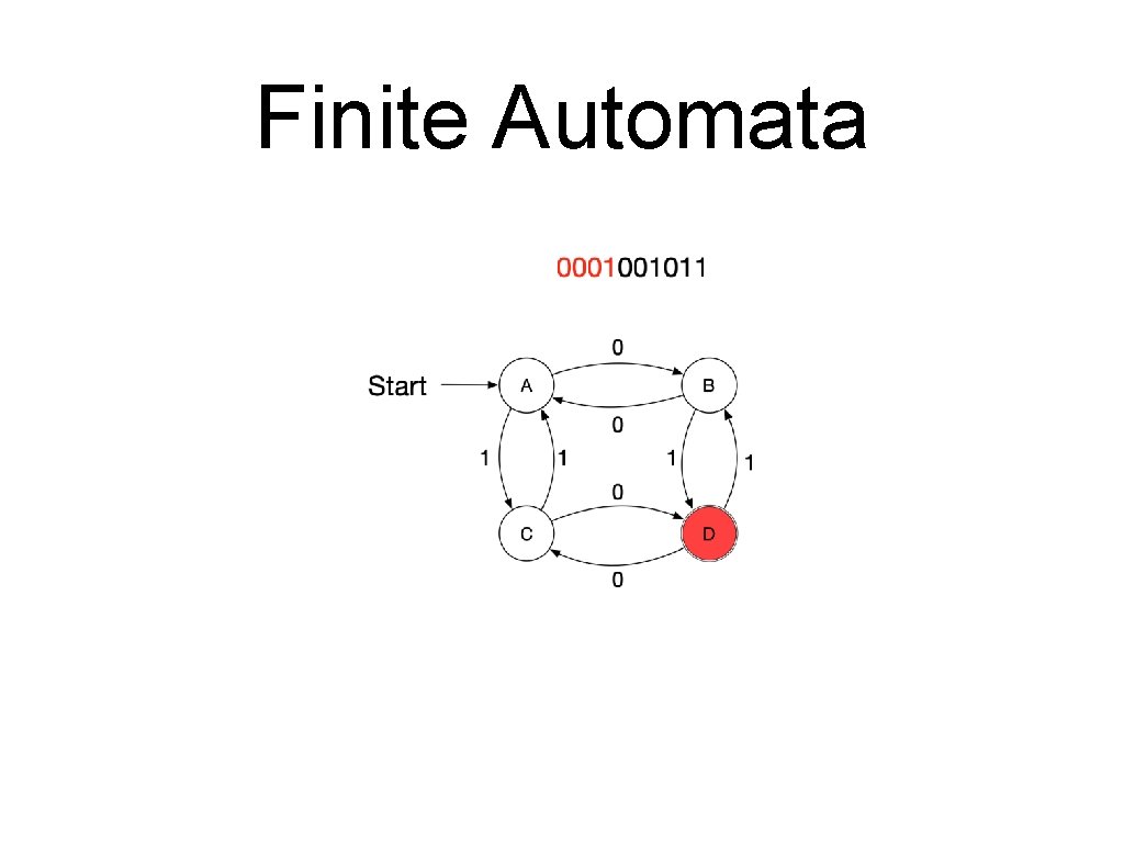 Finite Automata 