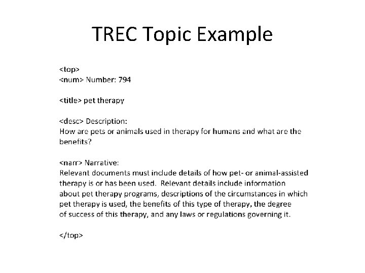 TREC Topic Example 