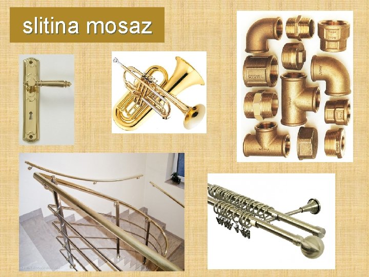 slitina mosaz 