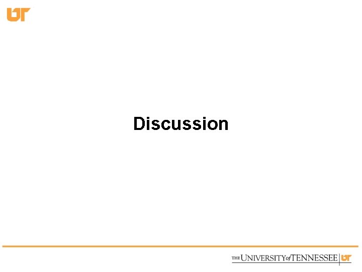 Discussion 