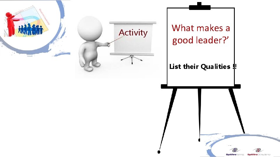 Activity What makes a good leader? ’ List their Qualities !! 