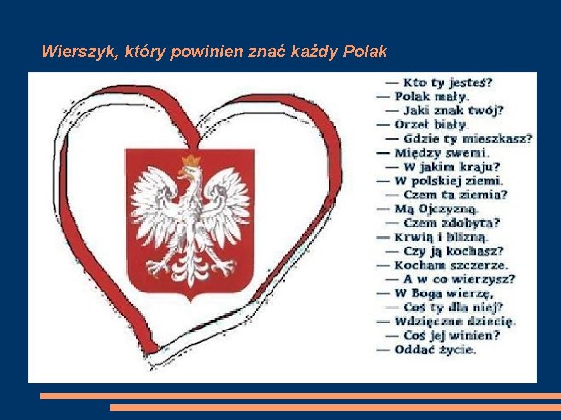 Wierszyk, który powinien znać każdy Polak 