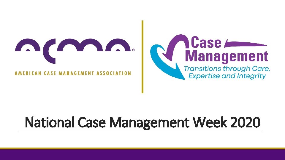 National Case Management Week 2020 