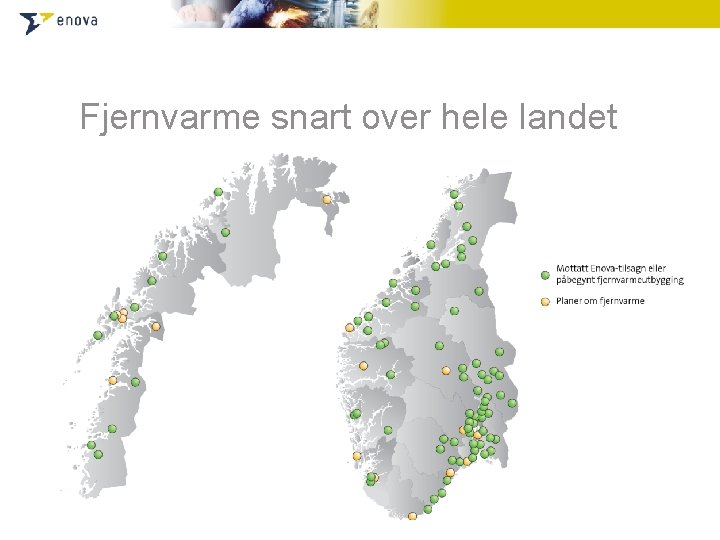 Fjernvarme snart over hele landet 