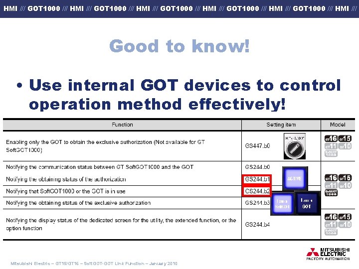 HMI /// GOT 1000 /// HMI /// GOT 1000 /// HMI /// Good to