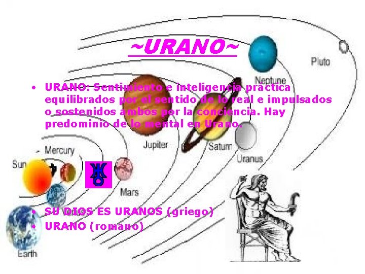 ~URANO~ • URANO: Sentimiento e inteligencia práctica equilibrados por el sentido de lo real