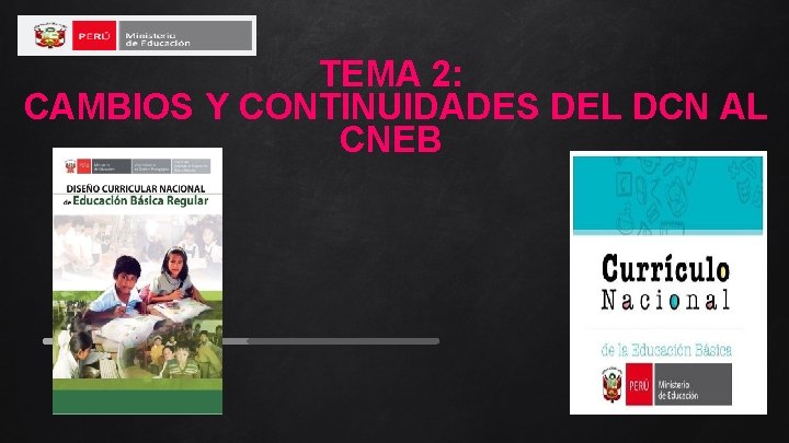 TEMA 2: CAMBIOS Y CONTINUIDADES DEL DCN AL CNEB 