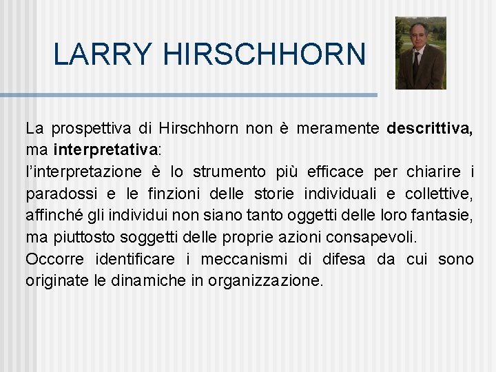 LARRY HIRSCHHORN La prospettiva di Hirschhorn non è meramente descrittiva, ma interpretativa: l’interpretazione è