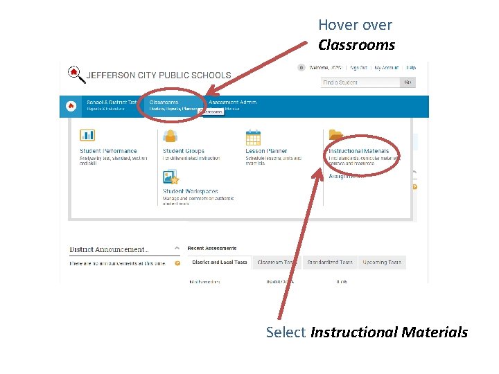 Hover Classrooms Select Instructional Materials 