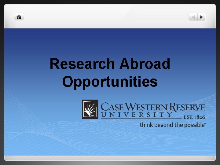 Research Abroad Opportunities 