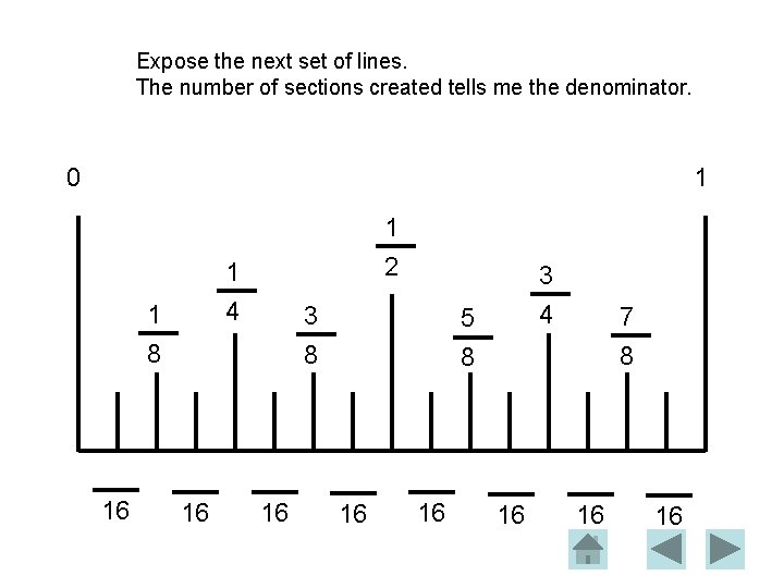 Expose the next set of lines. The number of sections created tells me the