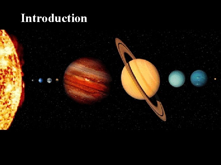 Introduction Inner Terrestrial Planets 
