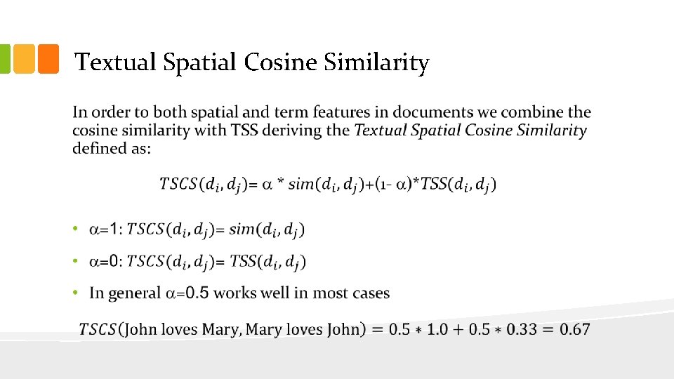 Textual Spatial Cosine Similarity 