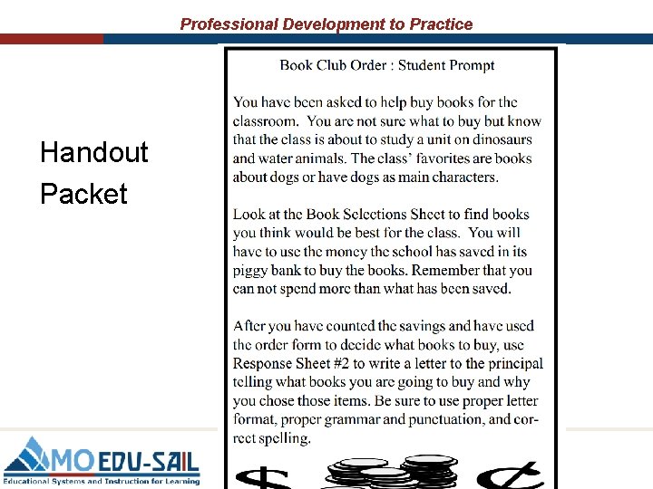 Professional Development to Practice Handout Packet 