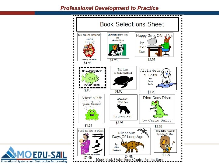 Professional Development to Practice 