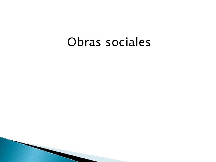 Obras sociales 