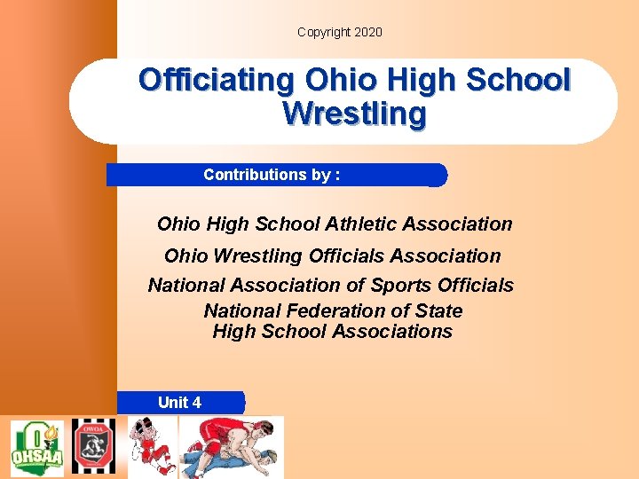 Copyright 2020 Officiating Ohio High School Wrestling Contributions by : Ohio High School Athletic