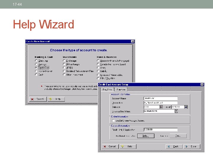 17 -44 Help Wizard 17 -44 Help Wizard