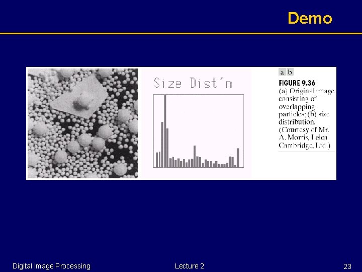 Demo Digital Image Processing Lecture 2 23 
