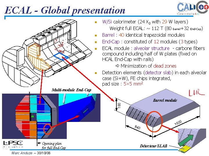 ECAL - Global presentation n n 17 94 n W/Si calorimeter (24 X 0