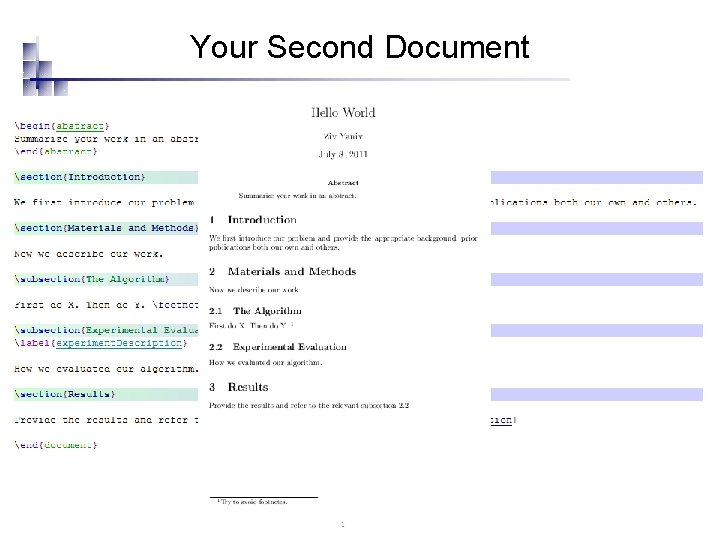 Your Second Document 