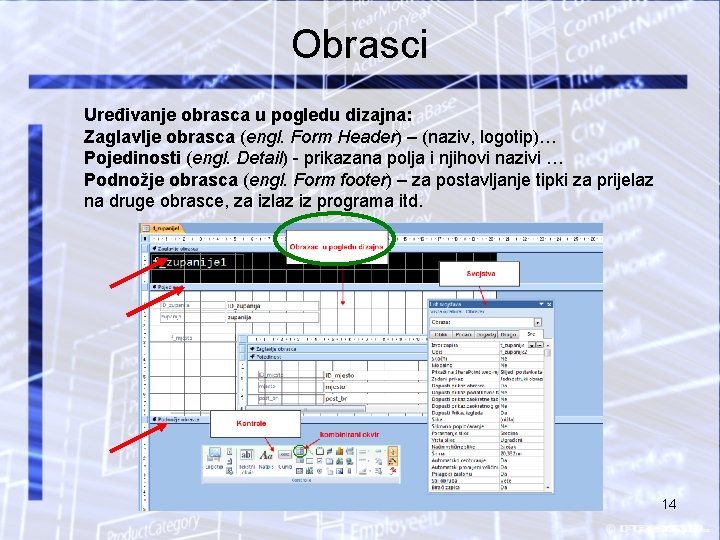Obrazac Informatika Baze podataka Obrasci 30 10 2021 predava Obrasci