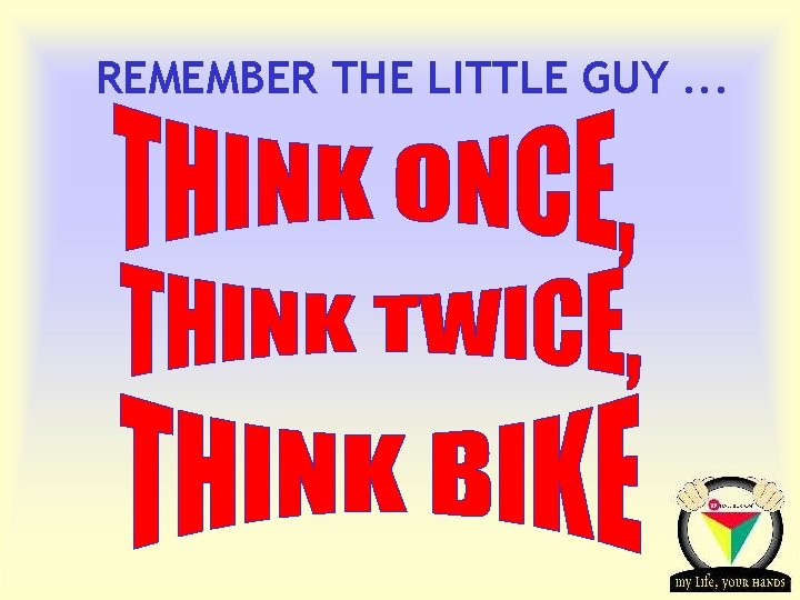 REMEMBER THE LITTLE GUY. . . Transportation Tuesday 