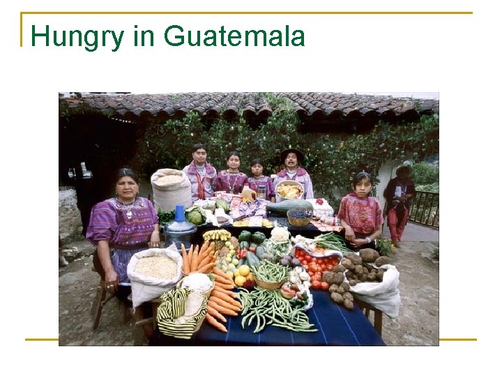 Hungry in Guatemala 