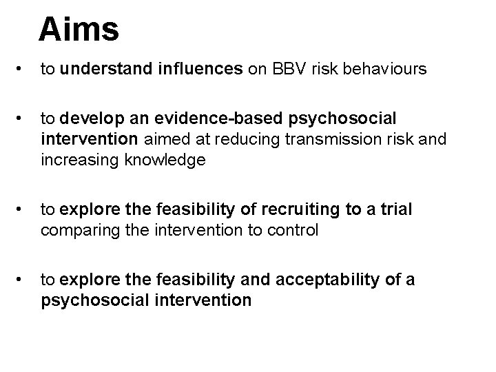 The PROTECT study a feasibility trial of a