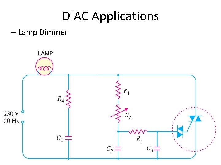 DIAC Applications – Lamp Dimmer 22 