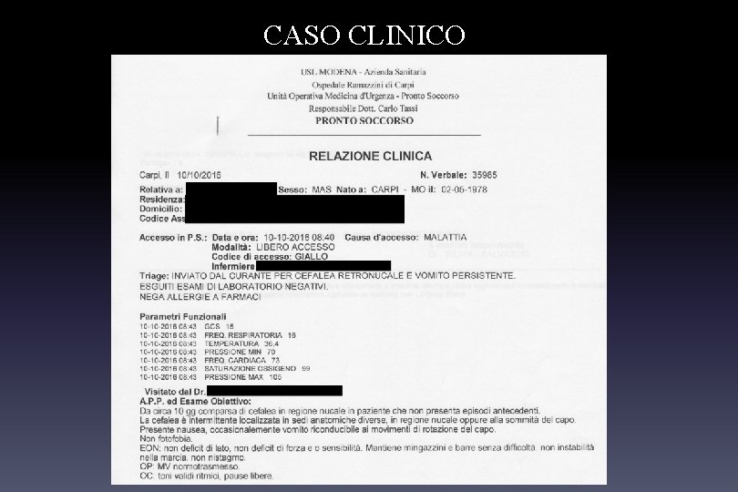 CASO CLINICO 