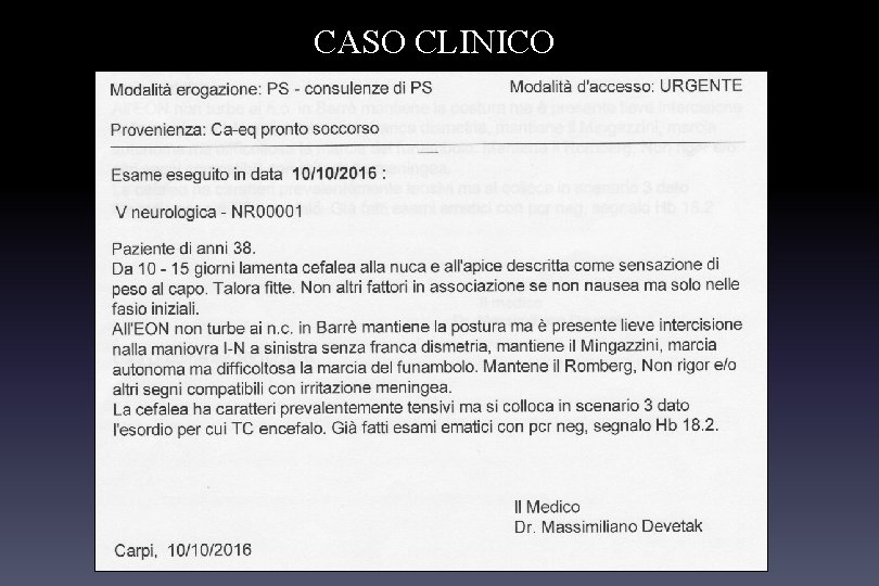 CASO CLINICO 