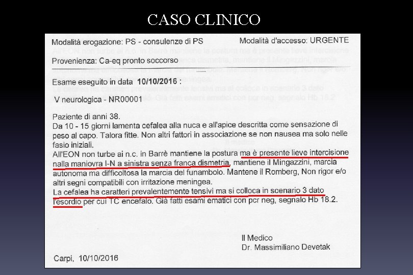 CASO CLINICO 