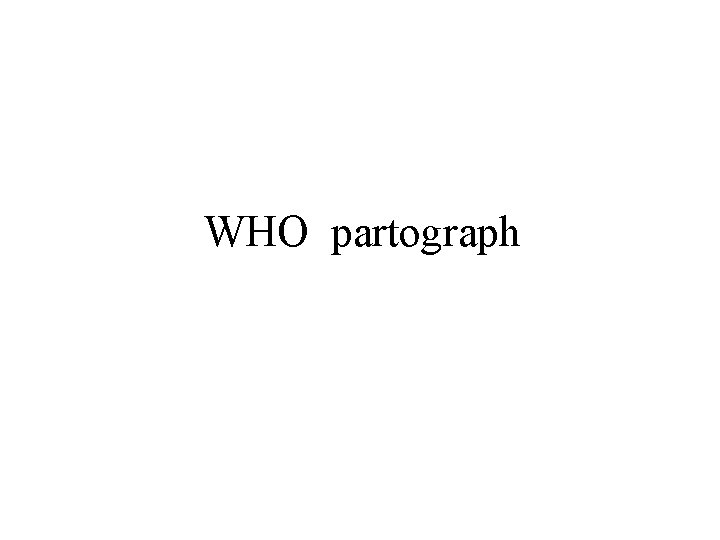 WHO partograph 