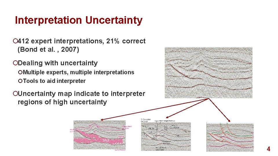 Interpretation Uncertainty ¡ 412 expert interpretations, 21% correct (Bond et al. , 2007) ¡Dealing