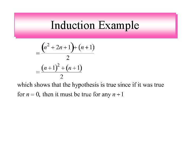 Induction Example 