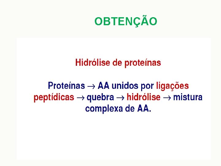 OBTENÇÃO 