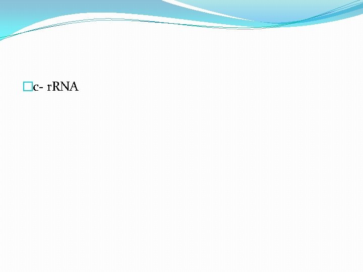 �c- r. RNA 