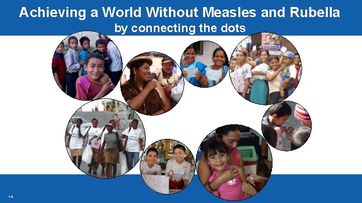 Achieving a World Without Measles and Rubella by connecting the dots 14 