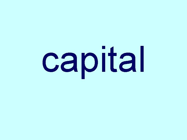 capital 