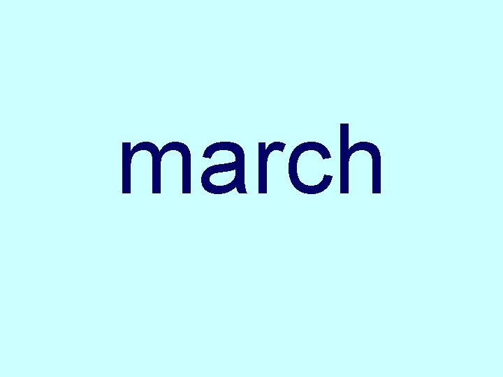 march 