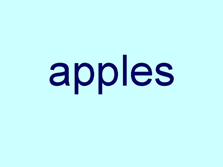 apples 